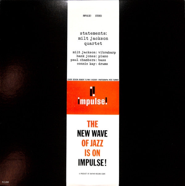 The Milt Jackson Quartet - Statements (Vinyl, LP, Album, Reissue, S...