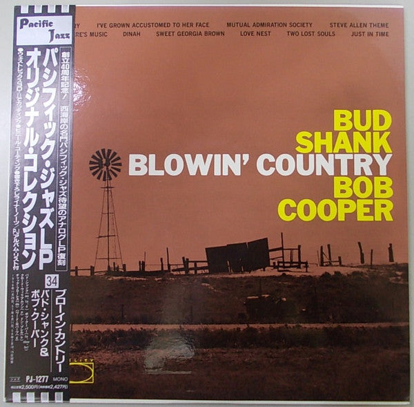 Bud Shank - Blowin' Country (Vinyl, LP, Album, Reissue, Mono) Near Mint (NM or M-) / Very Good Plus (VG+)