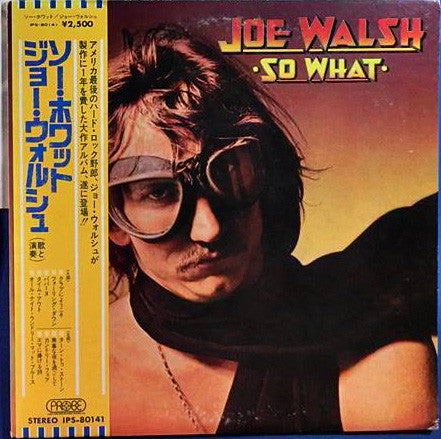 Joe Walsh - So What (Vinyl, LP, Album) Very Good Plus (VG+) / Good Plus (G+)