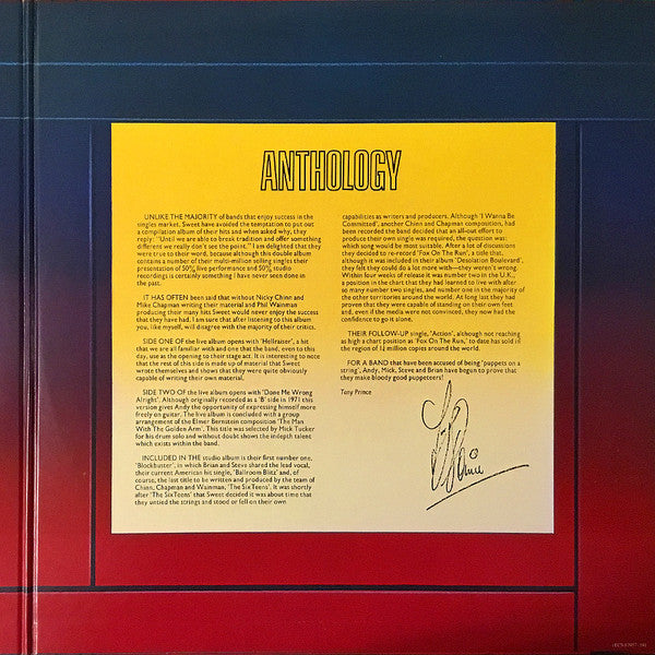 The Sweet - Anthology (Vinyl, LP, Album)