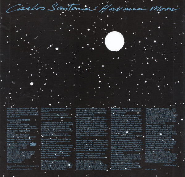 Carlos Santana - Havana Moon (Vinyl, LP, Album)
