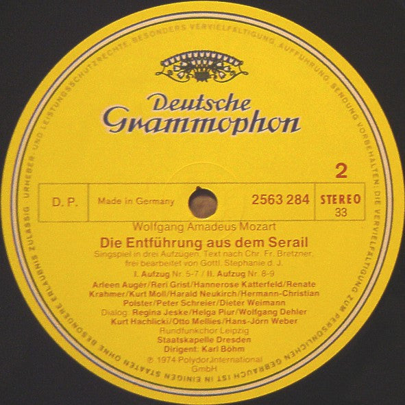 Wolfgang Amadeus Mozart - Die Entführung Aus Dem Serail / Der Schauspieldirektor (3xVinyl, Box Set, LP, Album, Stereo, Limited Edition) Near Mint (NM or M-) / Very Good Plus (VG+)