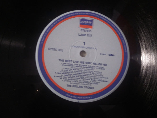 The Rolling Stones - The Best Live History '65-66-69 (Vinyl, LP, Co...