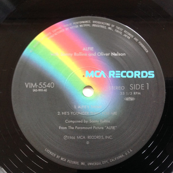 Sonny Rollins - Original Music From The Score "Alfie" (Vinyl, LP, A...