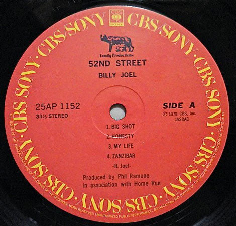 Billy Joel - 52nd Street (Vinyl, LP, Album)