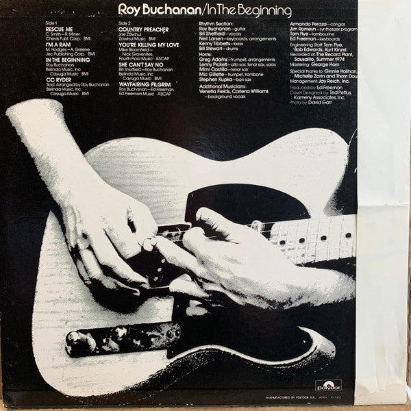 Roy Buchanan - In The Beginning (Vinyl, LP, Album, Stereo) Very Good Plus (VG+) / Very Good Plus (VG+)