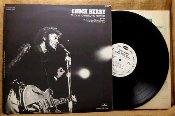 Chuck Berry - St. Louie To Frisco To Memphis (2xVinyl, LP, Compilation) Very Good Plus (VG+) / Good Plus (G+)