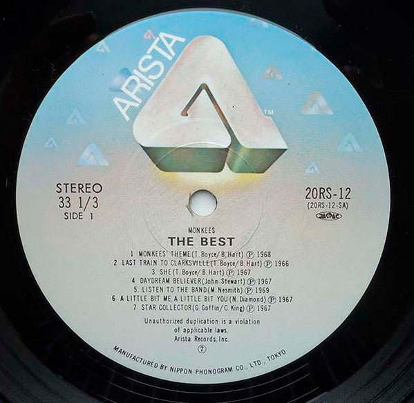 The Monkees - The Best (Vinyl, LP, Compilation, Repress)