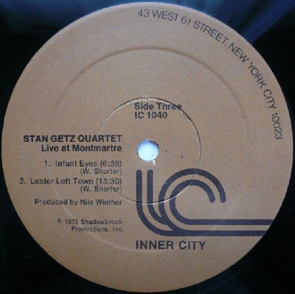 Stan Getz Quartet - Stan Getz Gold ..." Happy 50th Stan" - A Celebration, Live At Montmartre (2xVinyl, LP, Album) Very Good Plus (VG+) / Very Good (VG)
