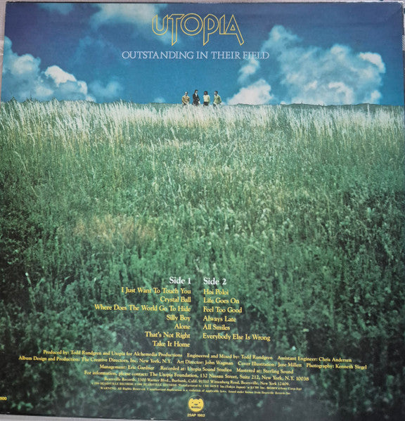 Utopia (5) - Deface The Music (Vinyl, LP, Album) Near Mint (NM or M-) / Very Good Plus (VG+)