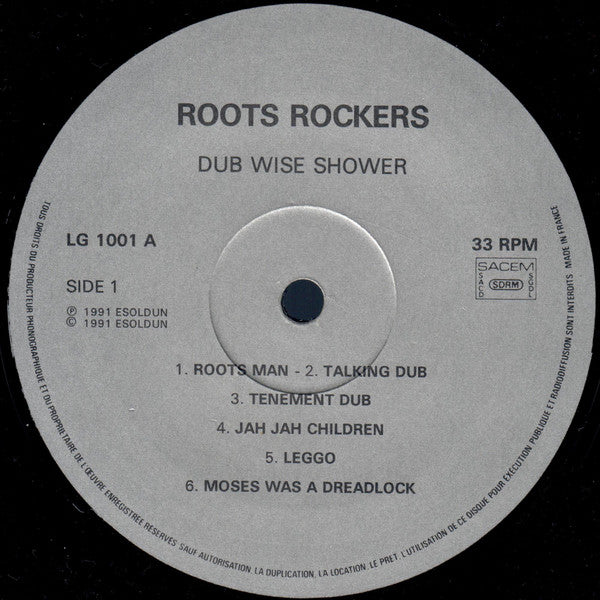 Roots Rockers (2) - Dubwise Shower + Fe Me Dub (2xVinyl, LP, Compilation) Good Plus (G+) / Good Plus (G+)