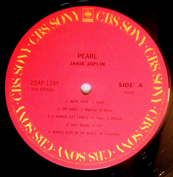 Janis Joplin - Pearl (Vinyl, LP, Album, Reissue) Very Good (VG) / Very Good (VG)