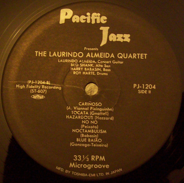 Laurindo Almeida Quartet - Laurindo Almeida Quartet Featuring Bud Shank (Vinyl, LP, Album, Reissue) Very Good (VG) / Very Good (VG)