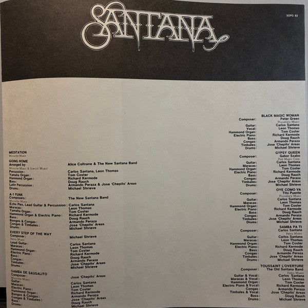 Santana - Santana Live In Japan (Vinyl, LP, Album, Compilation)