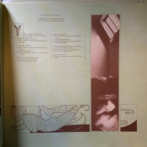 The Alan Parsons Project - Tales Of Mystery And Imagination - Edgar Allan Poe (Vinyl, LP, Album, Stereo) Very Good Plus (VG+) / Very Good (VG)