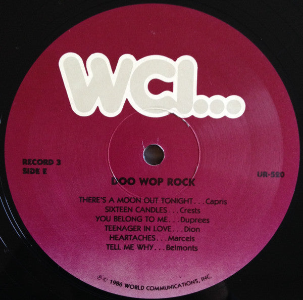 Various - Doo Wop Rock (3xVinyl, LP, Compilation) Very Good Plus (VG+) / Good Plus (G+)