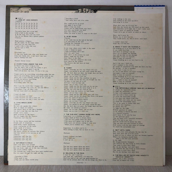The Walker Brothers - Golden Collection (Vinyl, LP, Compilation, Stereo) Very Good (VG) / Good Plus (G+)