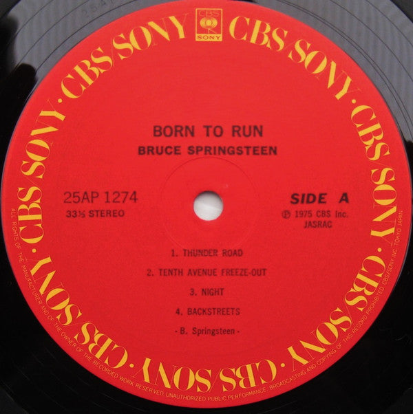 Bruce Springsteen - Born To Run (Vinyl, LP, Album, Reissue)