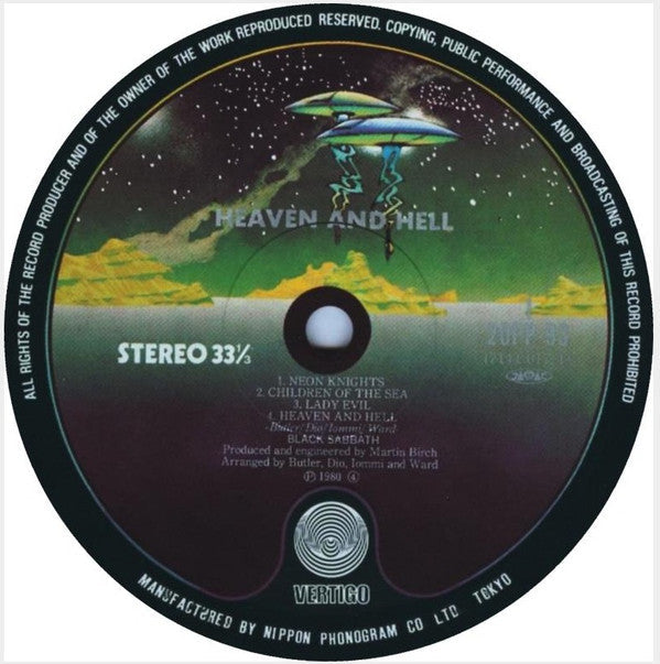 Black Sabbath - Heaven And Hell (Vinyl, LP, Album, Reissue)
