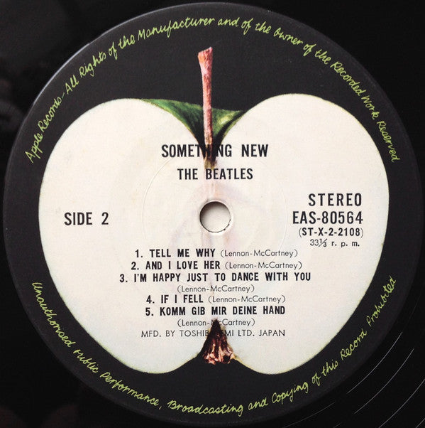 The Beatles - Something New = サムシング・ニュー (LP, Album, Reissue, Stereo) - Near Mint (NM or M-) / Good Plus (G+)