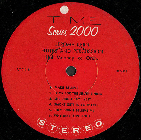 Hal Mooney - Jerome Kern Flutes & Percussion (Vinyl, LP, Stereo) Very Good (VG) / Very Good Plus (VG+)