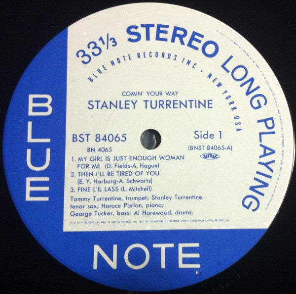 Stanley Turrentine - Comin' Your Way (Vinyl, LP, Album, Limited Edition, Reissue) Near Mint (NM or M-) / Near Mint (NM or M-)