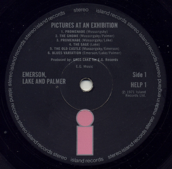 Emerson, Lake & Palmer - Pictures At An Exhibition (Vinyl, LP, Albu...