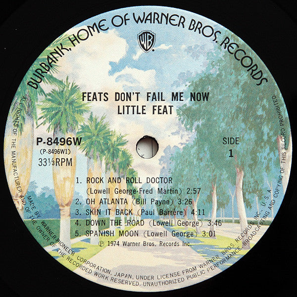 Little Feat - Feats Don't Fail Me Now (Vinyl, LP, Album)