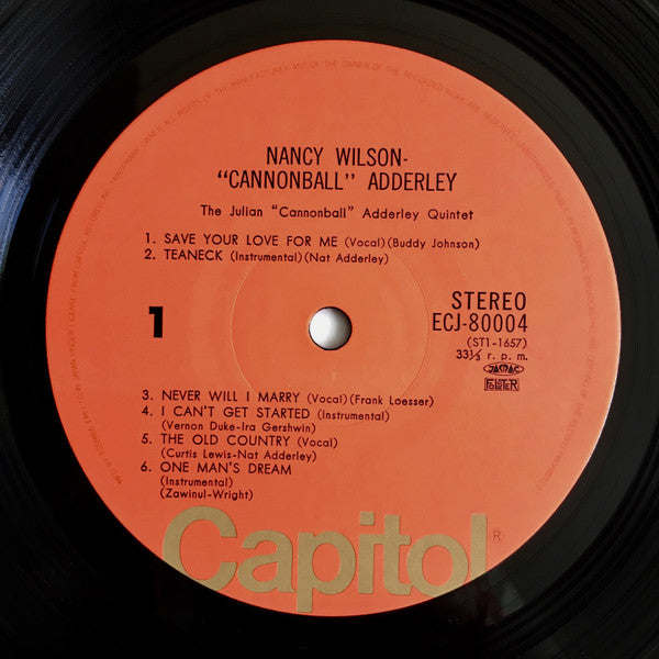 Nancy Wilson - Nancy Wilson / Cannonball Adderley (Vinyl, LP, Album...