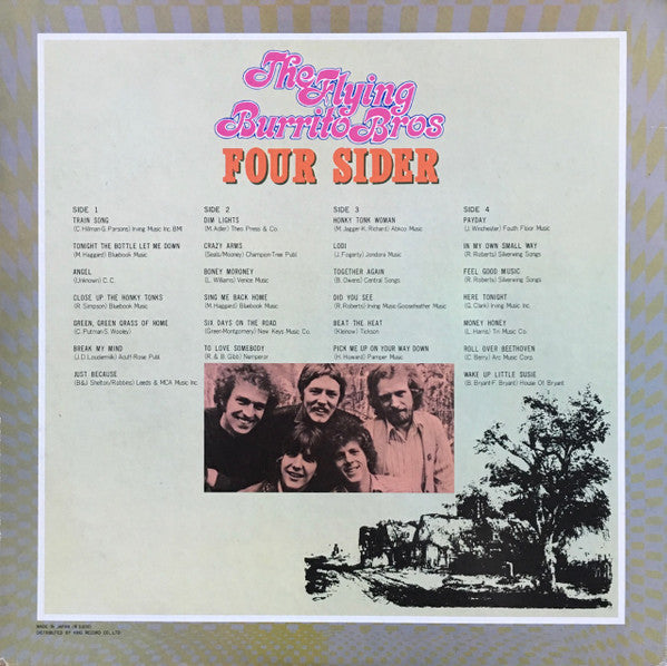 The Flying Burrito Bros - Four Sider (2xVinyl, LP, Compilation) Very Good (VG) / Very Good (VG)