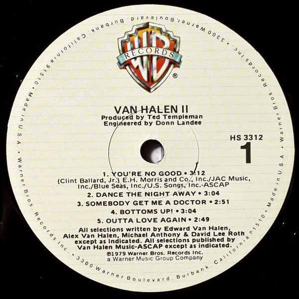 Van Halen - Van Halen II (Vinyl, LP, Album, Reissue, Remastered) Very Good (VG) / Very Good (VG)