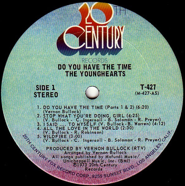 The Younghearts - Do You Have The Time (Vinyl, LP, Album) Very Good (VG) / Good Plus (G+)