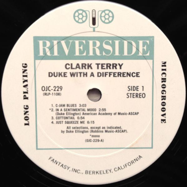 Clark Terry - Duke With A Difference (Vinyl, LP, Album, Reissue) Very Good Plus (VG+) / Very Good (VG)