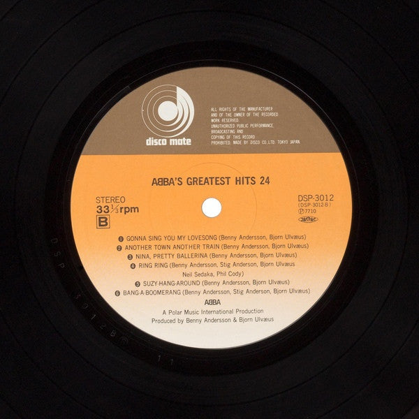ABBA - ABBA's Greatest Hits 24 (Vinyl, LP, Compilation, Repress)