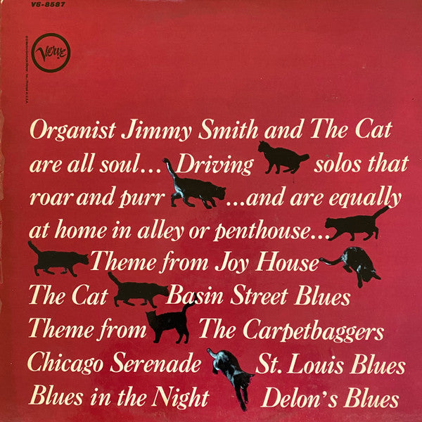Jimmy Smith - The Cat (Vinyl, LP, Album, Stereo)