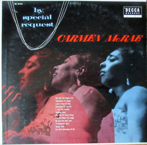Carmen McRae - By Special Request (Vinyl, LP, Album, Reissue, Mono) Very Good Plus (VG+) / Good Plus (G+)