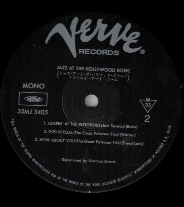 Various - Jazz At The Hollywood Bowl (2xVinyl, LP) Very Good Plus (VG+) / Very Good Plus (VG+)