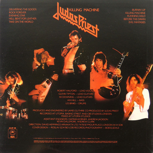 Judas Priest - Killing Machine (Vinyl, LP, Album, Stereo)