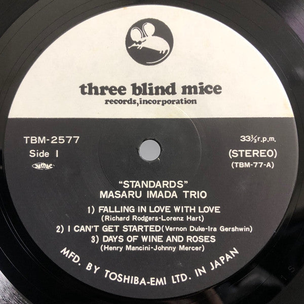 Masaru Imada Trio - Standards (Vinyl, LP, Album, Reissue, Stereo) Very Good (VG) / Very Good (VG)