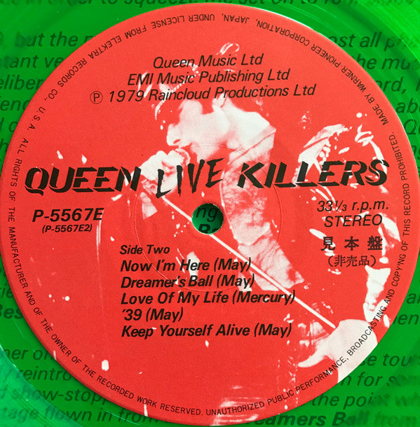 Queen - Live Killers (Vinyl, Vinyl, All Media, LP, LP, Album, Promo) Very Good Plus (VG+) / Very Good Plus (VG+)