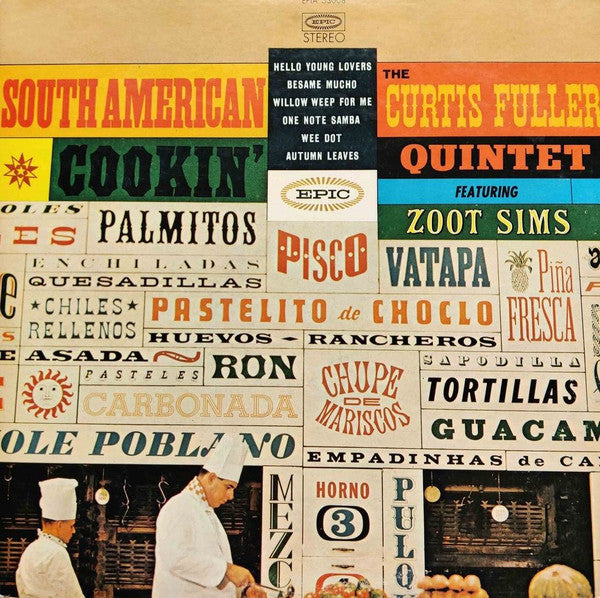 Curtis Fuller's Quintet - South American Cookin' (Vinyl, LP, Album, Reissue, Stereo) Very Good (VG) / Good Plus (G+)