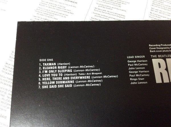The Beatles - Revolver (Vinyl, LP, Album, Mono, Reissue) Very Good Plus (VG+) / Very Good Plus (VG+)