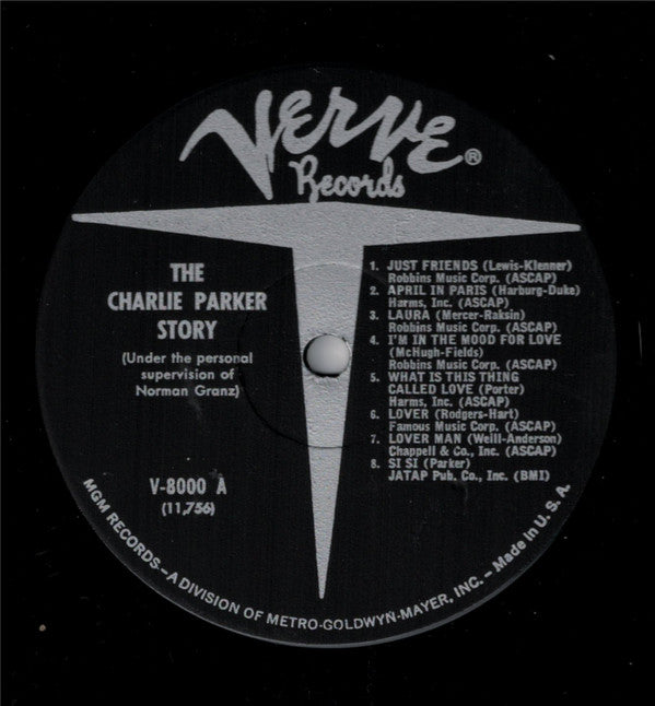 Charlie Parker - The Charlie Parker Story #1 (Vinyl, LP, Album, Compilation, Reissue, Mono) Very Good (VG) / Good Plus (G+)