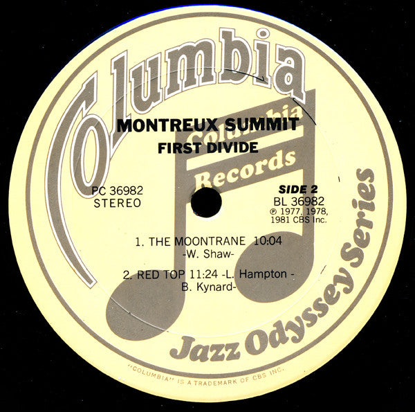 Various - Montreux "First Divide" (Vinyl, LP, Compilation, Remastered) Very Good Plus (VG+) / Very Good Plus (VG+)