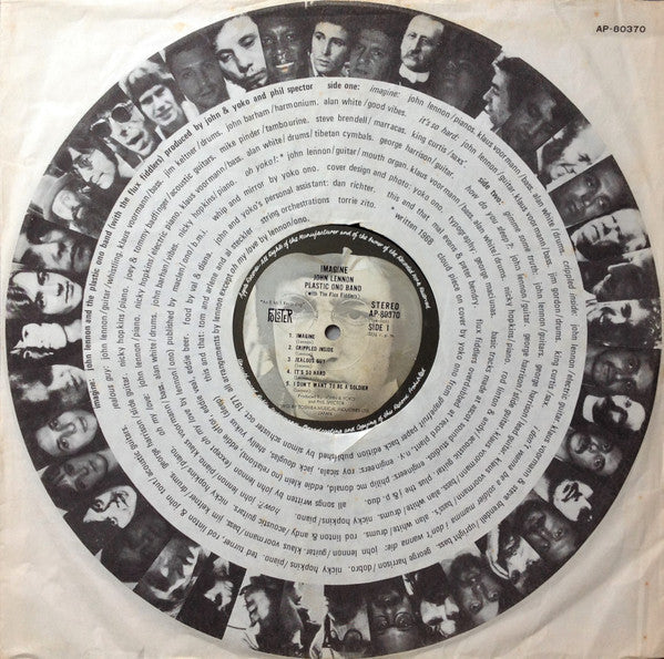 John Lennon - Imagine (Vinyl, LP, Album, Stereo) Good Plus (G+) / Very Good Plus (VG+)