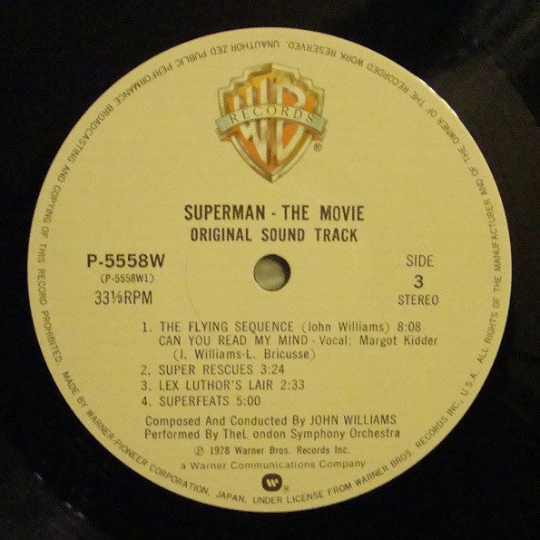 John Williams (4) - Superman: The Movie (Original Sound Track) (Vin...