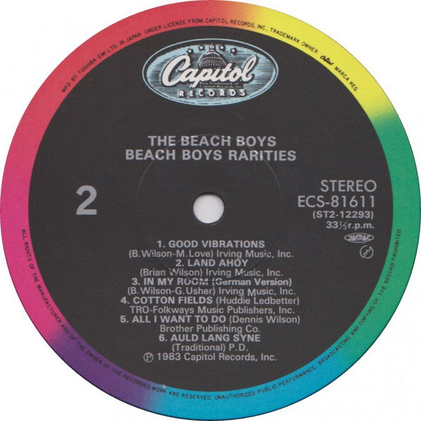 The Beach Boys - The Beach Boys Rarities (Vinyl, LP, Album, Compilation) Very Good Plus (VG+) / Very Good (VG)
