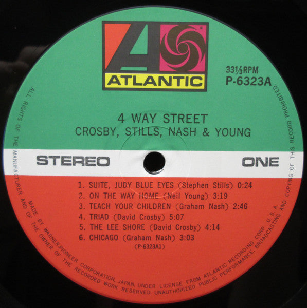 Crosby, Stills, Nash & Young - 4 Way Street (Vinyl, LP, Album, Reis...