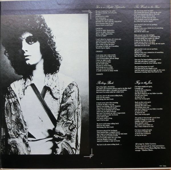 Juliet Lawson - Boo (Vinyl, LP, Album, Promo) Very Good Plus (VG+) / Good (G)