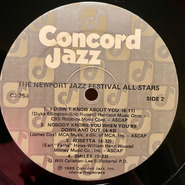 The Newport Jazz Festival All-Stars - The Newport Jazz Festival All-Stars (2xVinyl, LP, Album) Very Good (VG) / Very Good Plus (VG+)